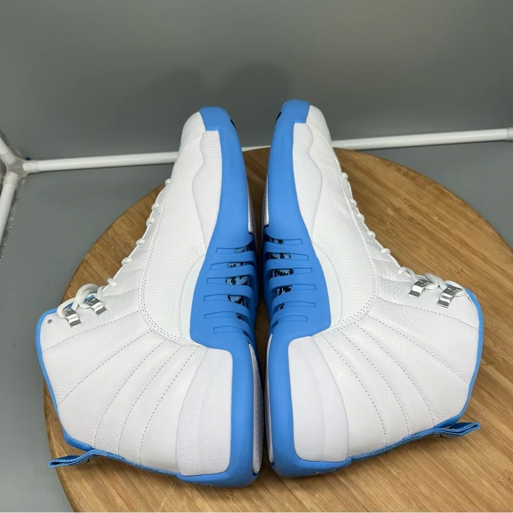 Air Jordan 12 Retro Melo 2025 Men’s 11.5 CT8013-112 White University‎ Blue UNC